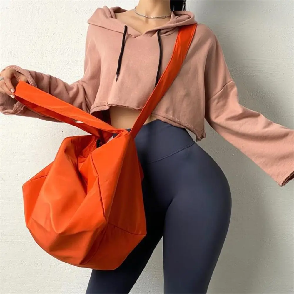 

Nylon Yoga Training Bag Solid Color Multifunctional Sports Fitness Bags Portable Large Capacity Travel Tote Bag Gym Yoga