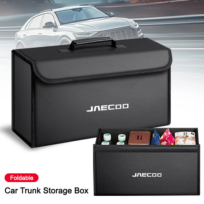

Car Trunk Foldable Storage Box Trip Camping Leather Organizer Bag or For Jaecoo J6 J7 J8 Phev 2023 2024 2025 Car Accessoriess
