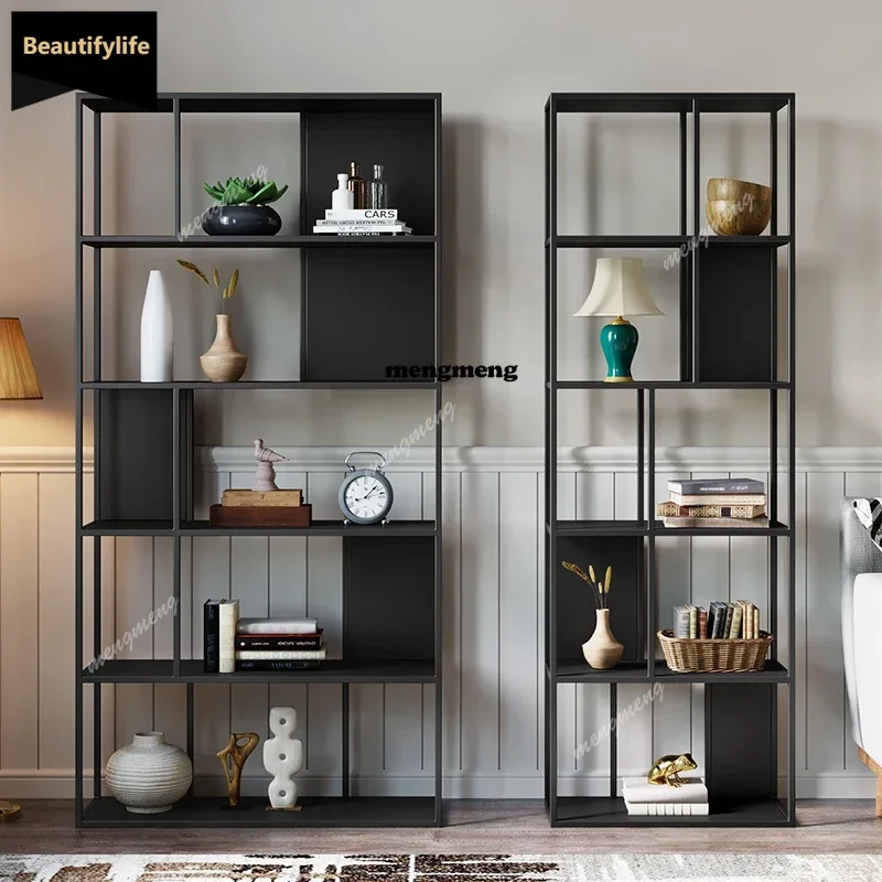 A114  Nordic Filing Organizer Bookshelf Living Room Storage Tall Modern Bookshelf Space Saving Muebles Para Hogar Furniture For