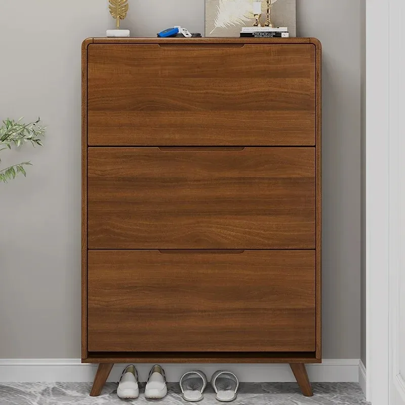 

Fashion Vertical Shoe Cabinet Shoes Ultra Thin Rack Organizer Cupboards Mats Shoe Shelf Living Room Vintage Sapateira Home Decor