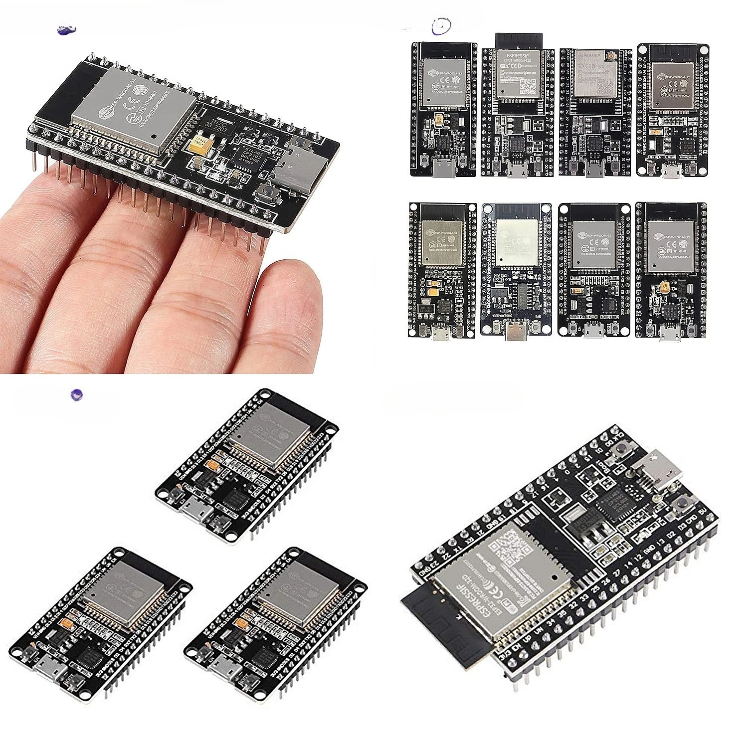 ESP32 Development Board CP2102 CH340C NodeMCU WiFi Module ESP32-S3 Wroom Devkit
