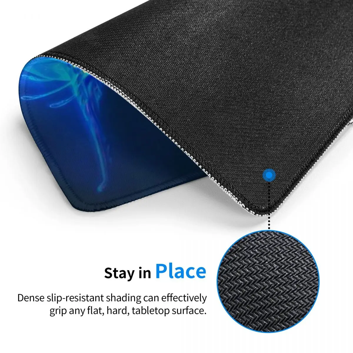 Subnautica- 고스트 레비아탄 포스터 마우스 패드 컴퓨터 키보드 마우스 매트 게임용 노트북 데스크 매트 사무용품 테이블 매트