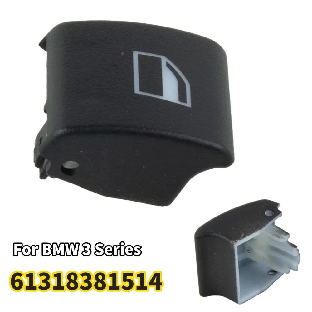 

1Pc Car Window Switch Repair Button For BMW 3 Series E46 97 20 61318381514 Glass Switch Button Cover Front L R