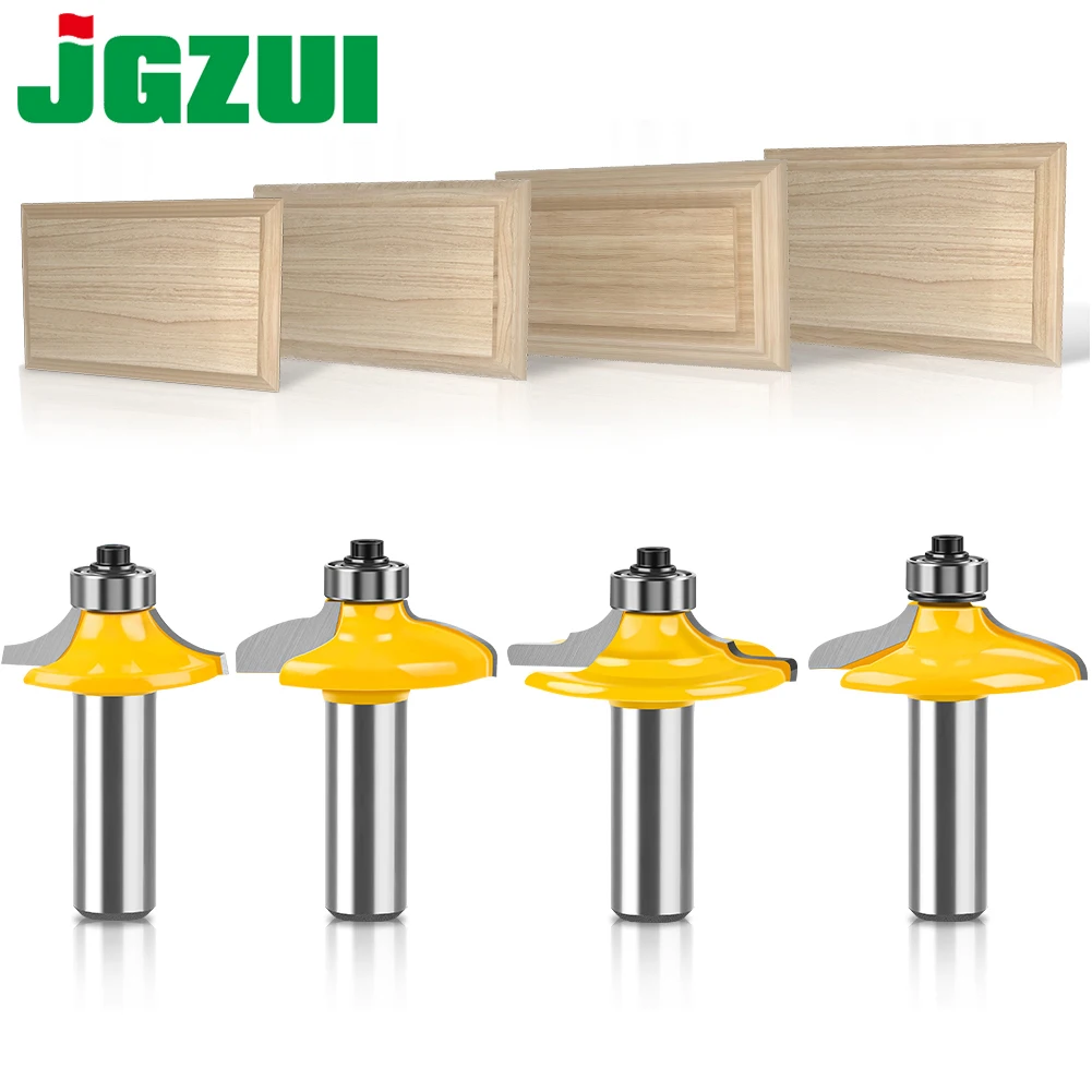 1-4 pcs Drawer Front & Cabinet Door Front Router Bit Set-1/2