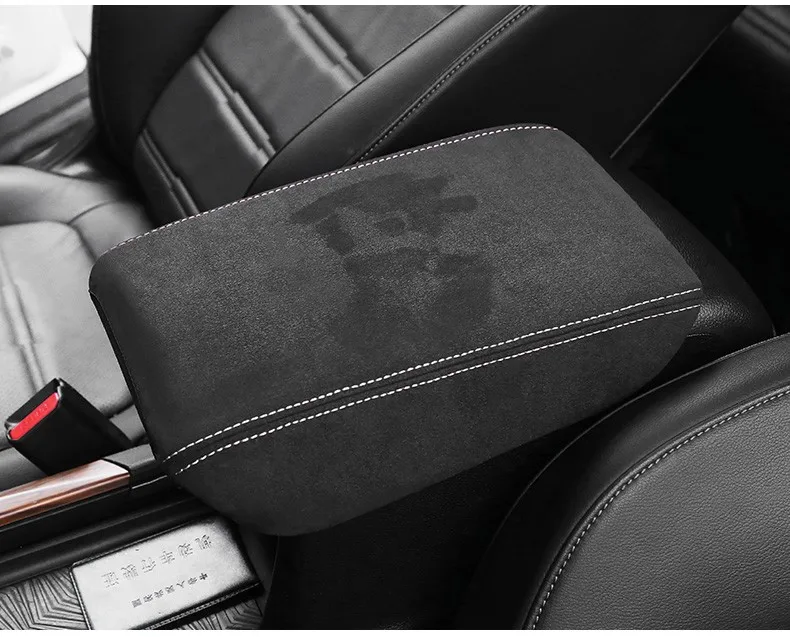Für Honda CRV 2017 2018 2019 2020 2021 2022 2023 Armlehne Kissen Auto Schutz Carbon Faser Leder Abdeckung Auto Sitz zubehör – Detail 8