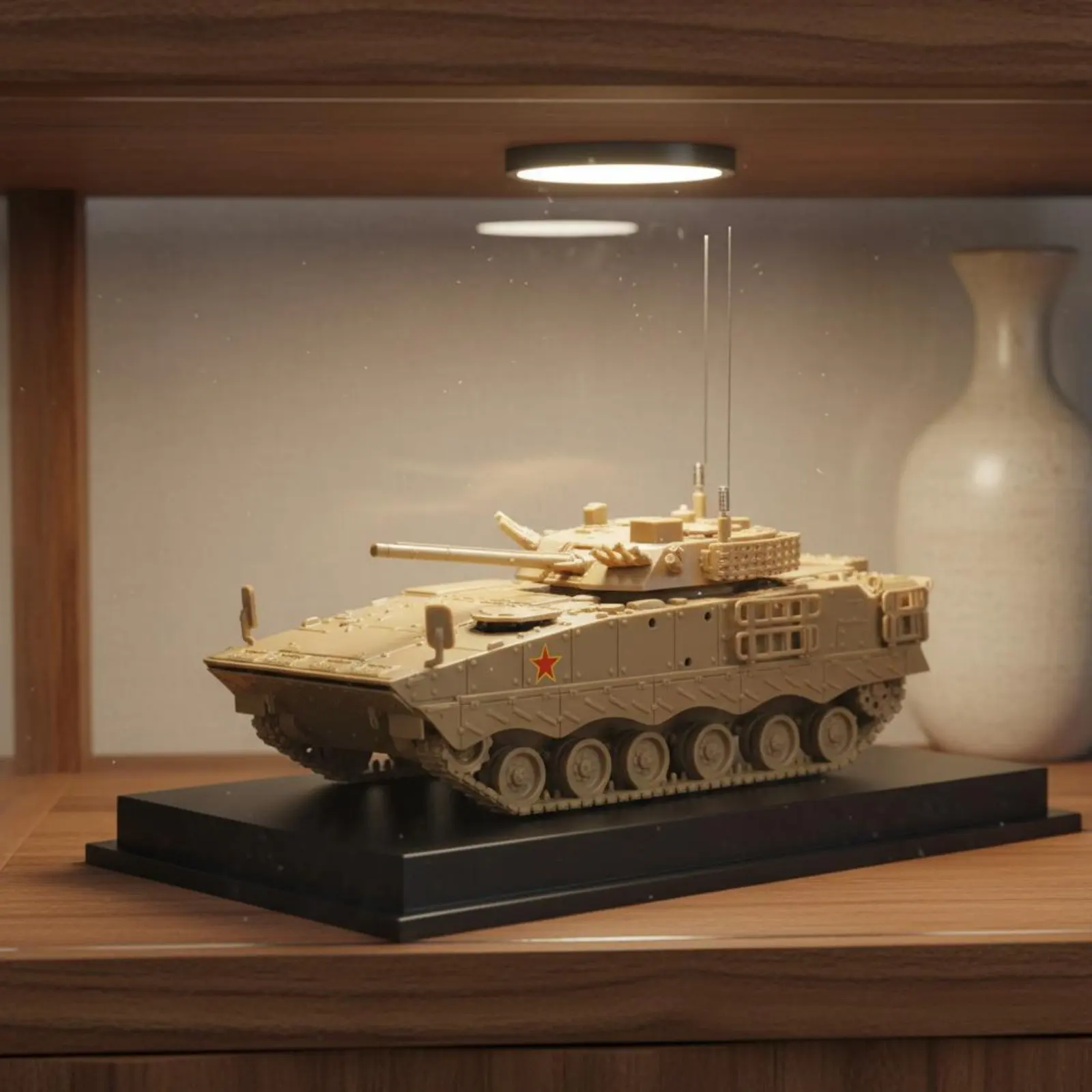

1:72 Scale Soldier Fighting Vehicle Movable Parts Chinese Armed Forces Vehicle Model Glue-No-Glue Assembly Armored Vehicle Model