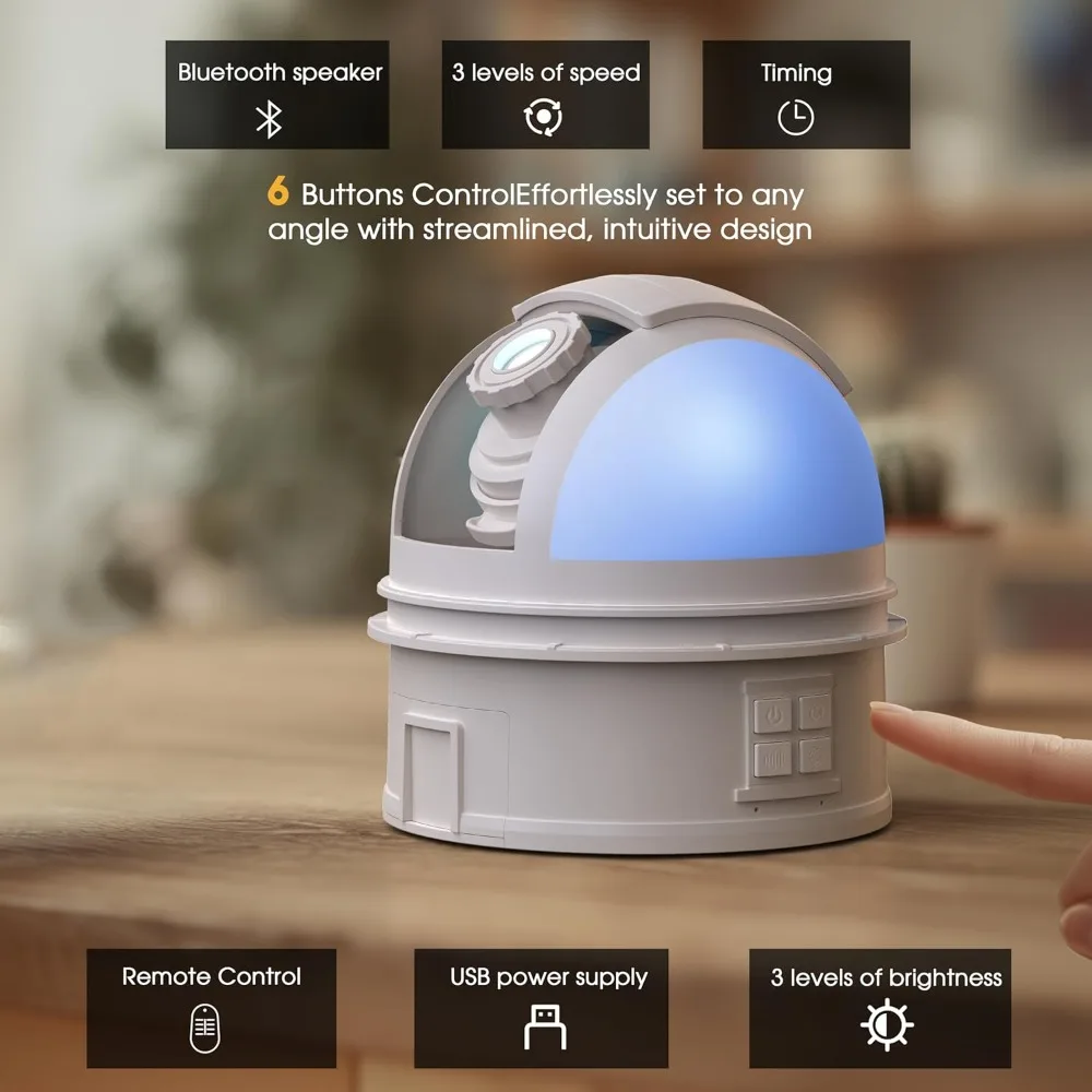 Galaxy Projector Night Light 12 in 1 Star Projector with Storage Case Solar System Constellation Moon LED Space Lamp Timer