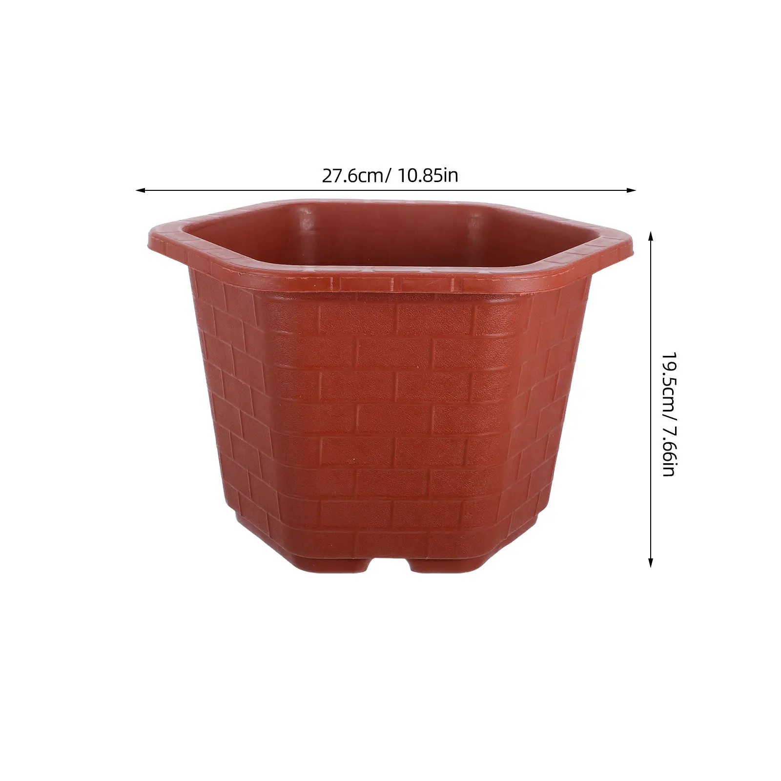 Hexagon Planter Pot Lightweight Decorative Flower Container for Bonsai Bougainvillea Indoor Outdoor Garden