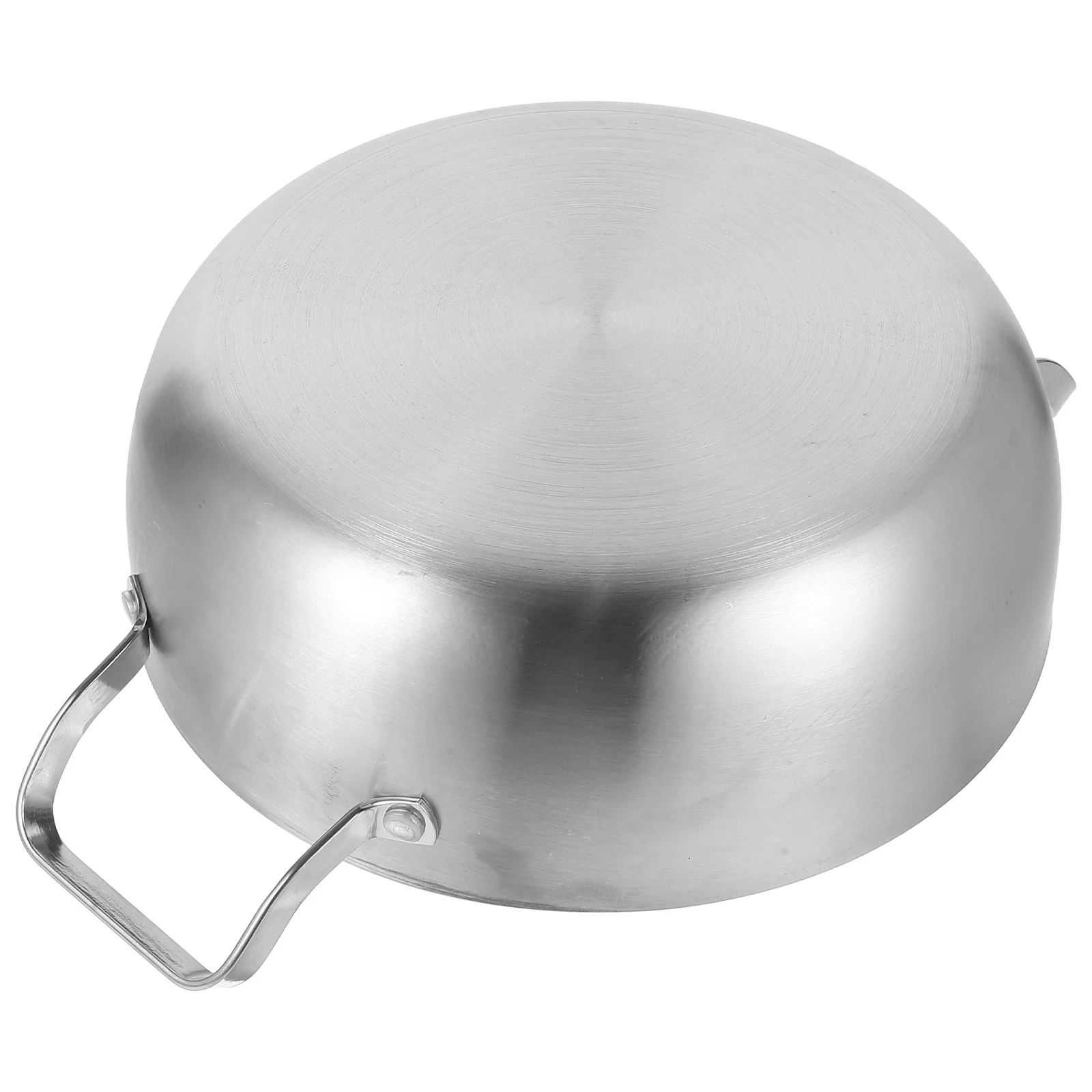 

Double Ear Stainless Steel Nonstick Frying Pan Honeycomb Coating Flat Bottom for Cooking Soup Noodles Hot Pot Kitchen Cookware