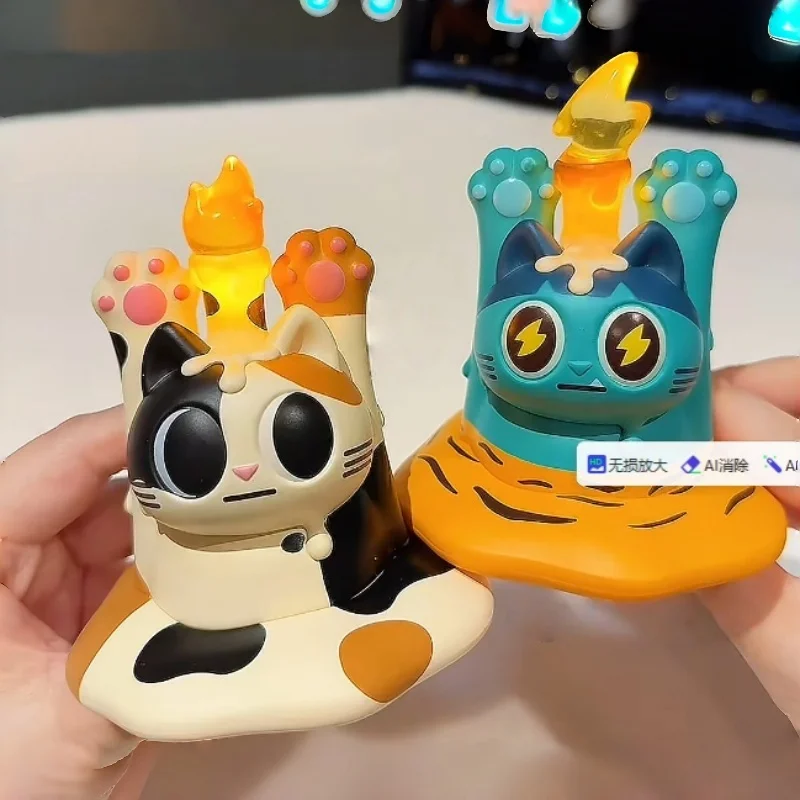 สินค้าใหม่ ชุดเทียนแมวซน ซีรีส์แมวซน กล่องสุ่ม ของตกแต่งน่ารัก ของประดับตกแต่งห้องนอน โต๊ะทำงาน แสงเทียน ไฟกลางคืน