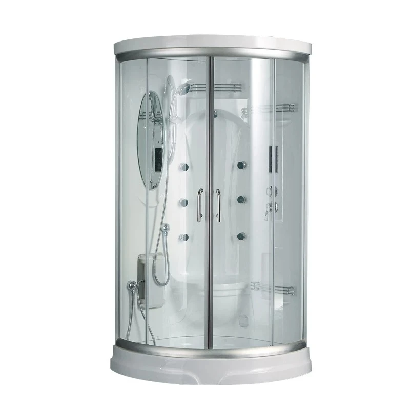 Integrated bathroom, steam shower room, glass door wet steam sauna room, separate bathroom