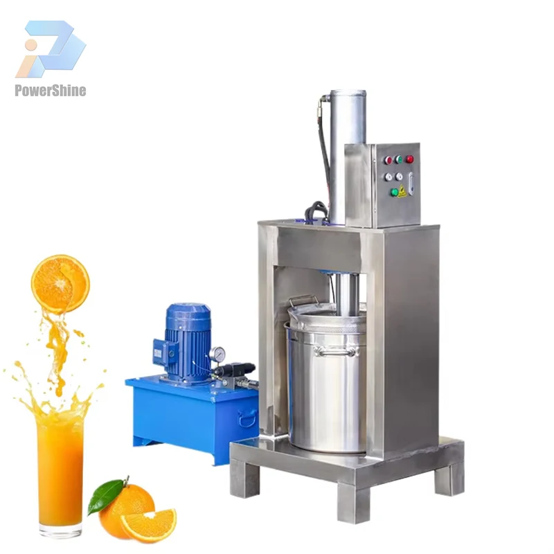 Factory Direct SalesHome Commercial Hydraulic Cold Press Squeezer Machine For Pure Vegetable Lemon Fruits Grape Wine Cherry Auto