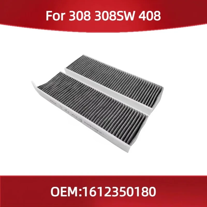 

1612350180 For Peugeot 308 308SW 408 Activated carbon filter activated carbon air conditioning filter element assembly parts