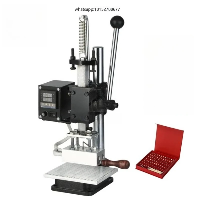 Hot Foil Stamping Machine Mini Hot Foil Stamping with Bracket Embossing Imprinting Press Machine