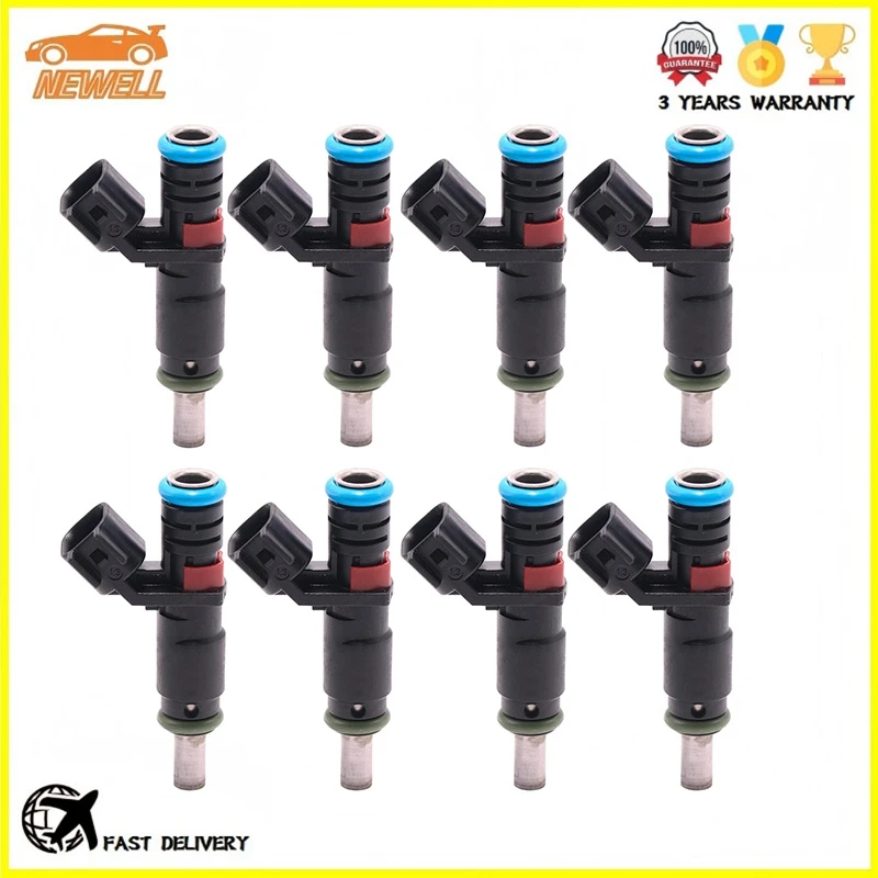 8pcs 68170238AB Fuel injector For 2015-2019 Dodge Challenger Charger Jeep Grand Cherokee Hellcat 6.2L V8