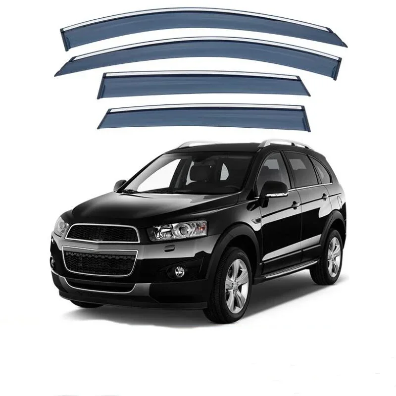 Window Visor Rain Guard Side Window Deflector Weather Shield For Chevrolet Captiva 2006 2007 2008 2009 2010 2011 2012 2013 -2023