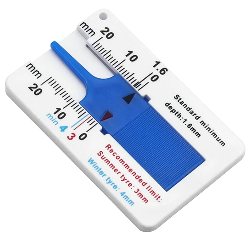 ยางรถความลึกความลึก Vernier Caliper ยางระบบตรวจสอบความหนาวัดอัตโนมัติยางความลึกเครื่องมือวัด Dropship