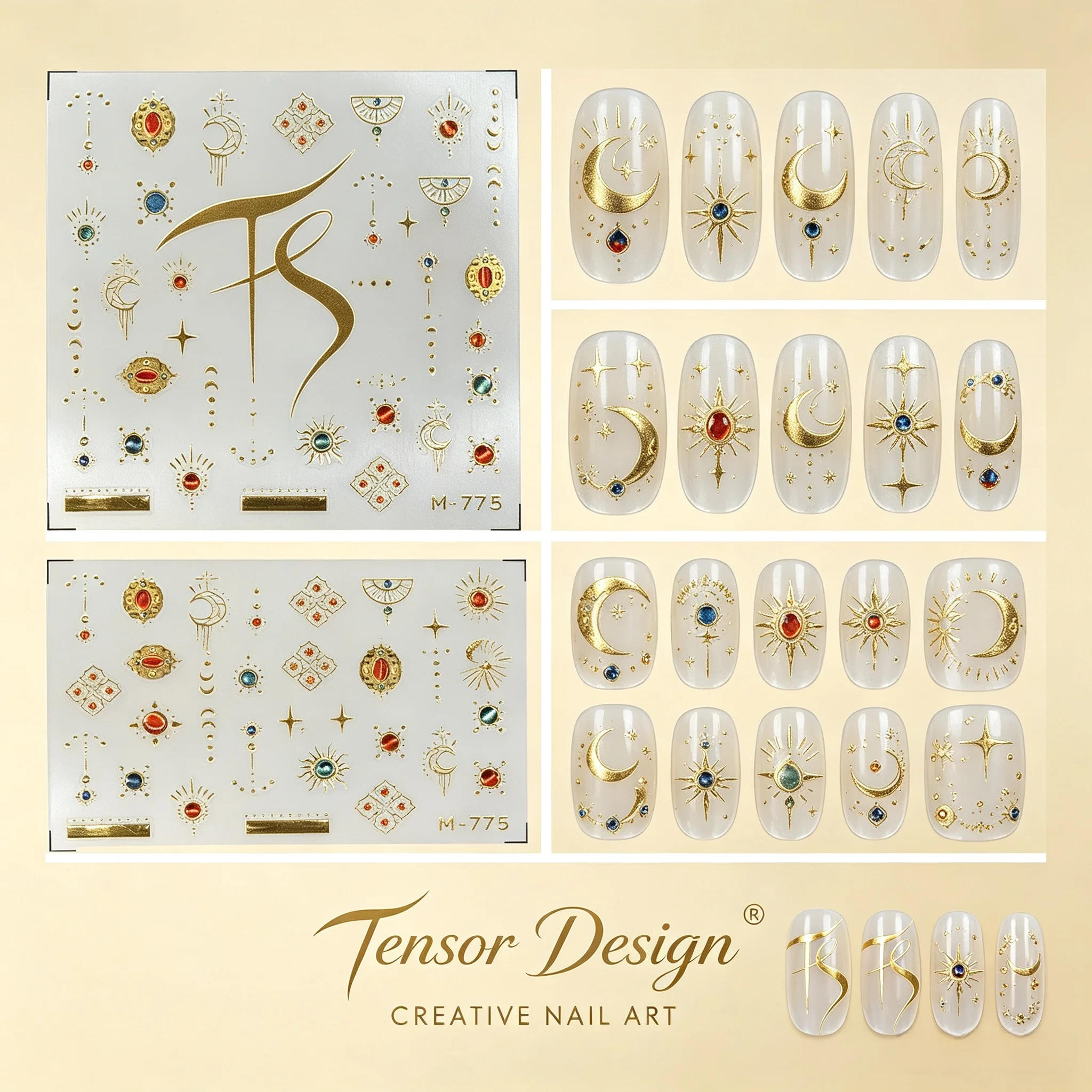 Autocollants pour ongles TENSO - Nail Art Elegan avis et prix