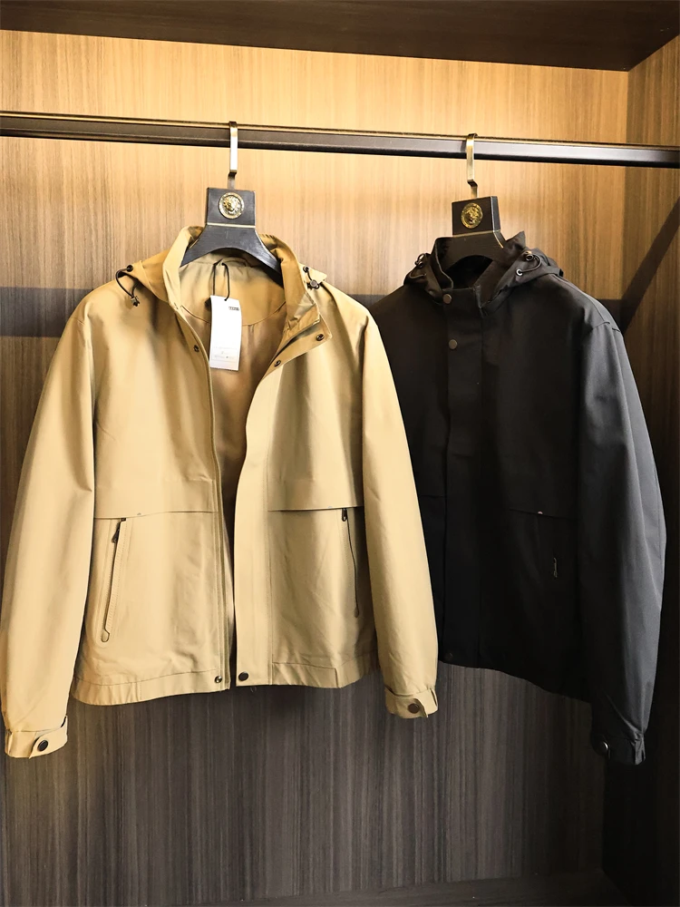 

Outdoor Tech Windproof Waterproof Casual Hooded Jaet Men's Autumn Mountain Series Lightweight Loose Fit Faion Urban Sle