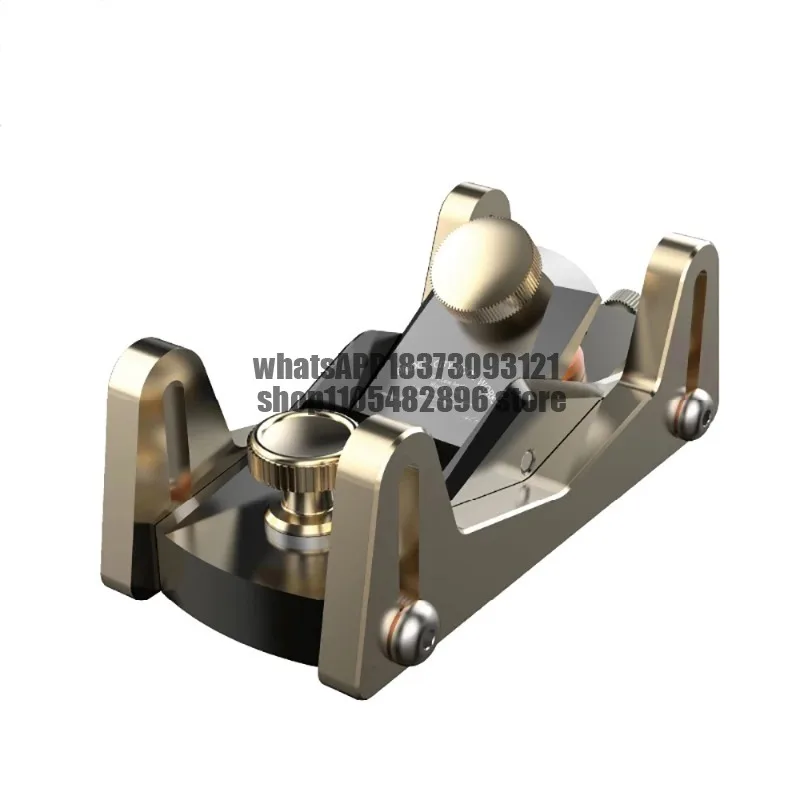 Professional Woodworking Short Planer Precision Mini Wood Planer Manual Adjustable Aluminum Carpenter's Plane 0.025MM Depth HP-8
