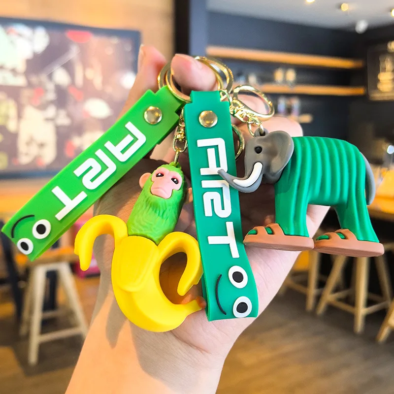 

Kawaii Italian Brainrot Keychain Cartoon Tungtung Sahur Resin Pendant Girl Bag Accessories Car Key Chain Ring Pendant Gifts