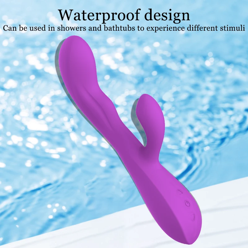 10 Speed Rabbit Vibrator G-spot Dildo Massager For Women Clitoris Nipple Dual Stimulation 2 In 1  Vaginal Sex Toys For Adults