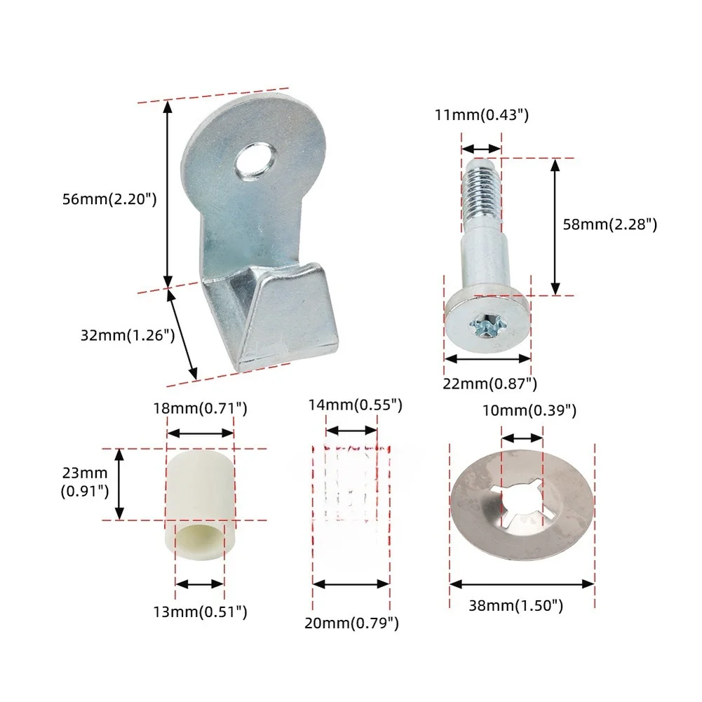 For Auto Brand Y 1987-1989 Door Lock Bolts For Auto Maintenance Tasks Wear Resistant Material Direct OEM Replacement