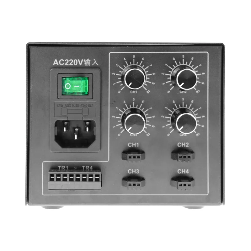 

Analog Light Source Controller Light Source Controller 5V/24V Optional Spot Light Four-channel Control Knob Adjustment