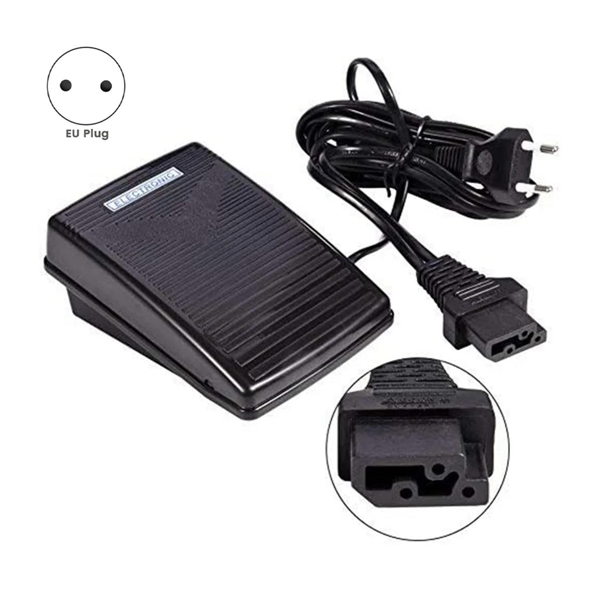 NNVC Universal Foot Control Sewing Machine Foot Pedal Controller for ,Butterbly, Foot Switch EU Plug