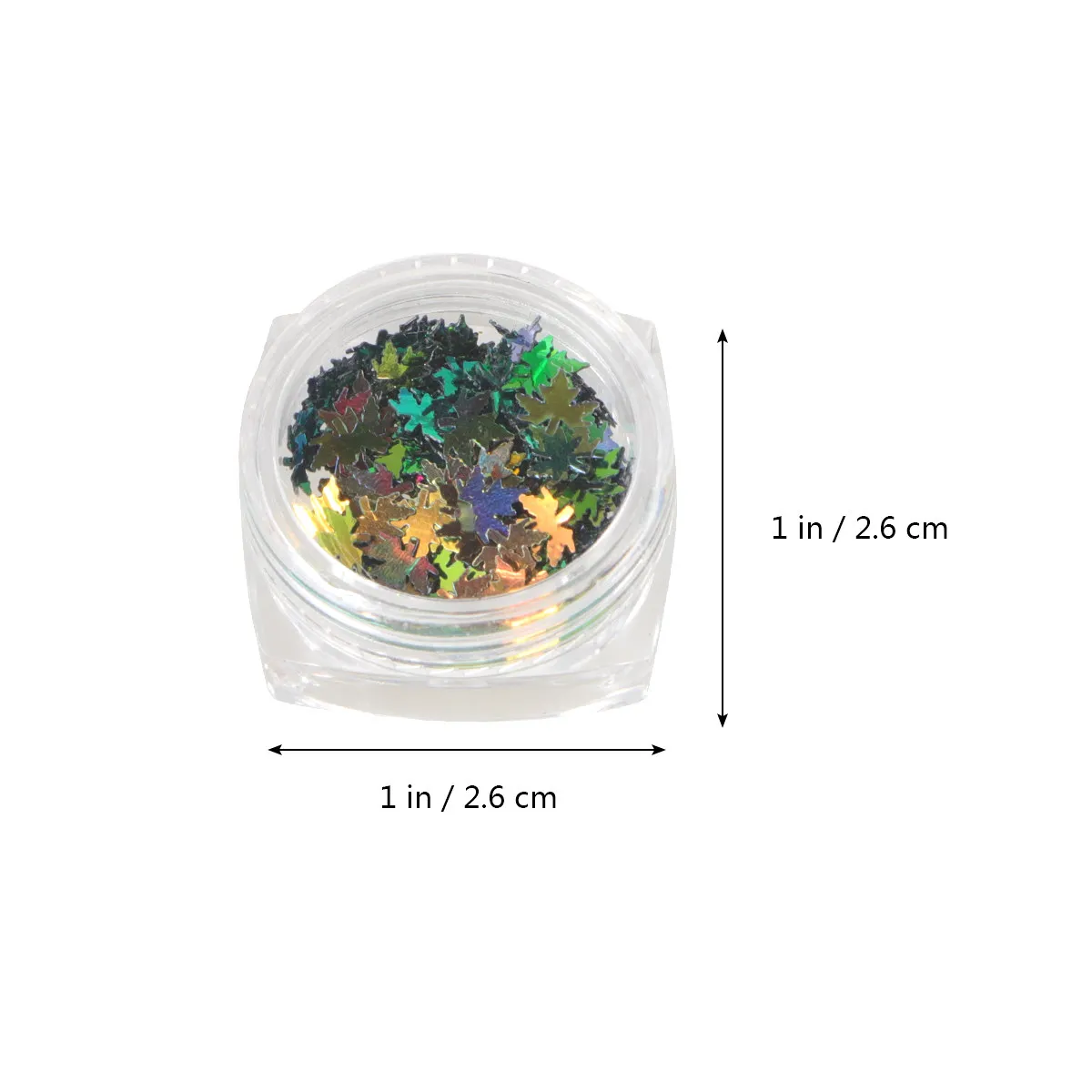 5 Boxes Maple Leaf Nail Sequins Colorful Gradient Shining Manicure Sequins Nail Art Decorator Women DIY Glitter Pieces