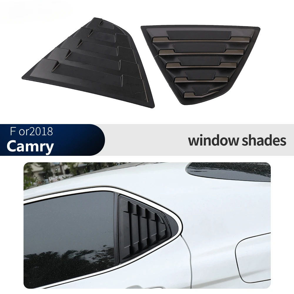 

for 18Camry rear triangular shutter decoration matte black