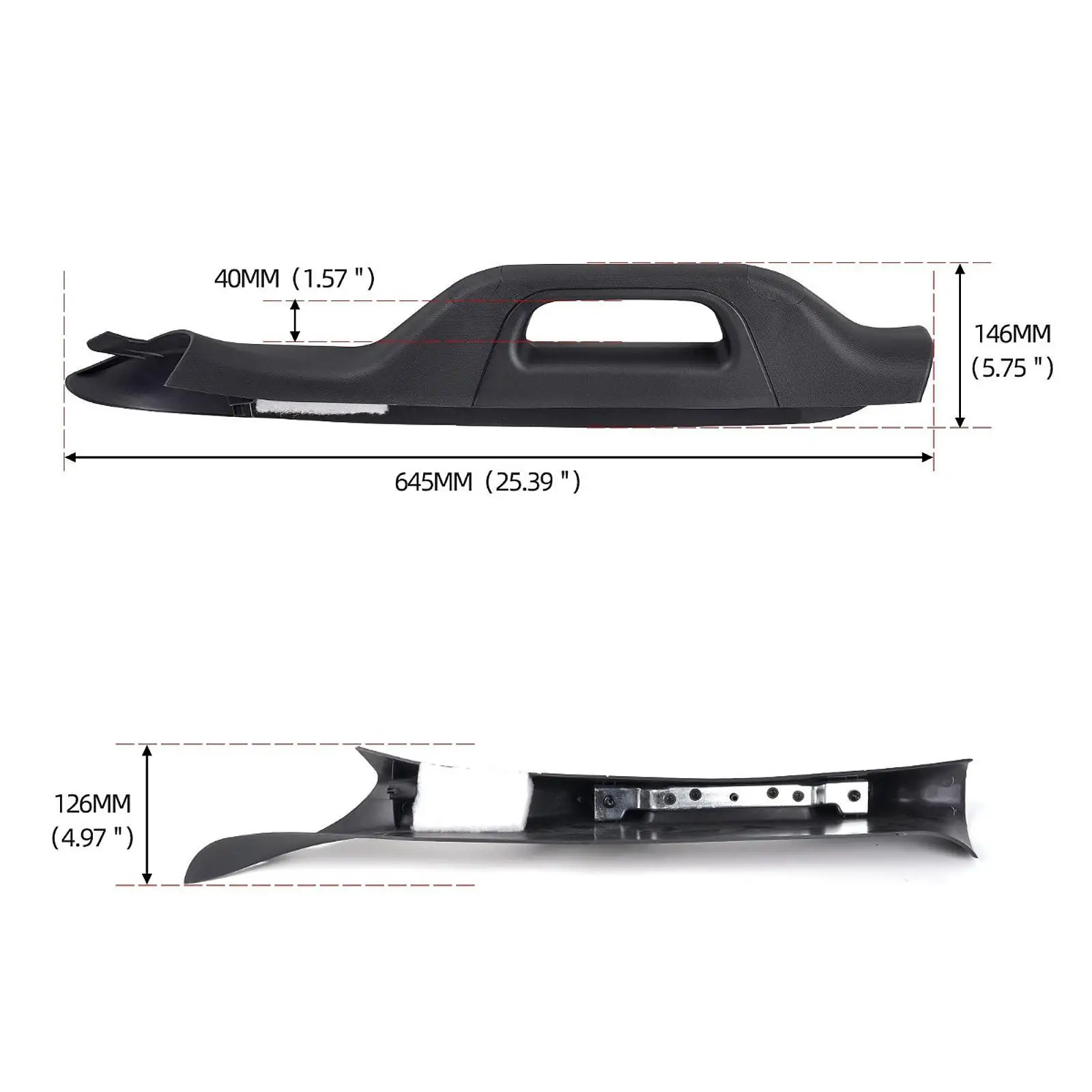 

Auto Modification Parts a Pillar Trims Grab Handle Black Interior Replacement for Ford F250 F350 F450 F550 2011-2016