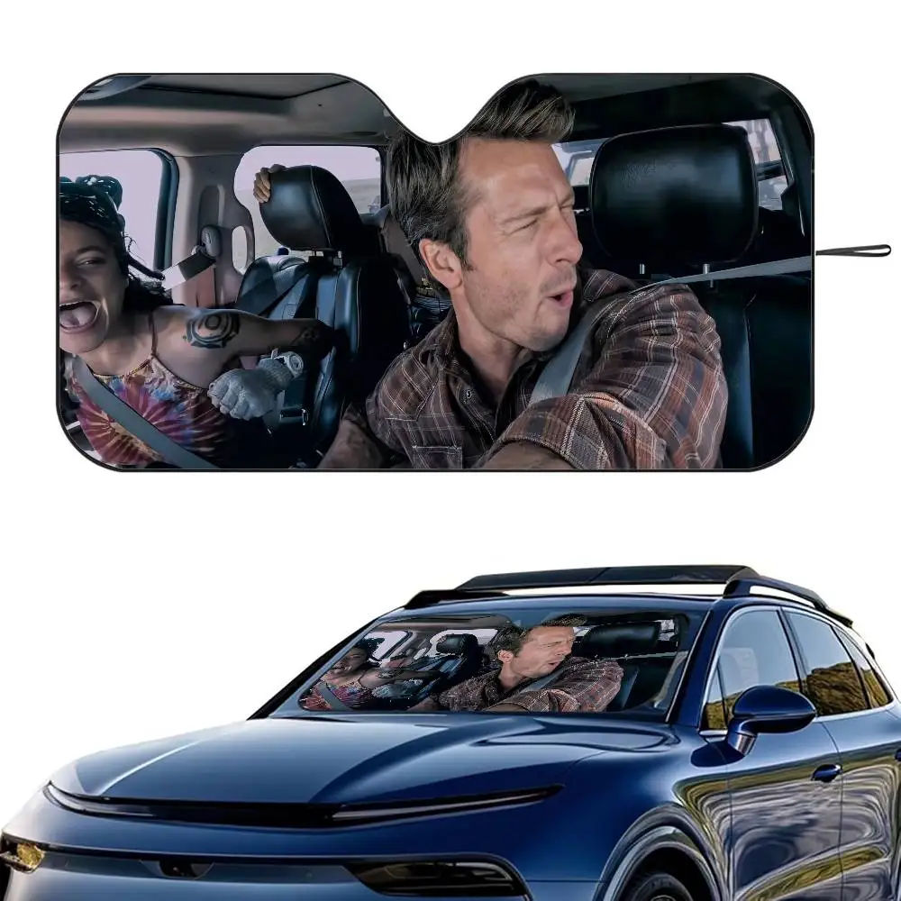 

1PC Twister 1996 Movie Car SunShade Windshield Foldable Three-layer Insulation Sunshade By Suction Cup Blocks UV Rays Sun
