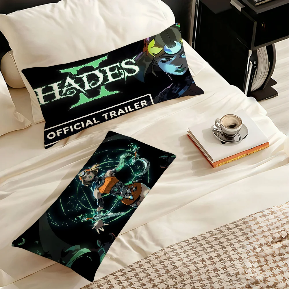Role playing games H-Hades 2  Pillow Case Suitable for Office Bedroom Sofa Home Decoration Rectangle Cushions