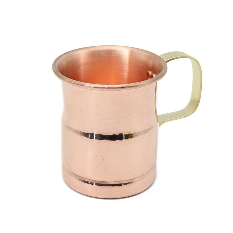 

1PCS Pure Copper Beer Cup Handcrafted Moscow Mule Milk Cup Drinkware Coffee Cup