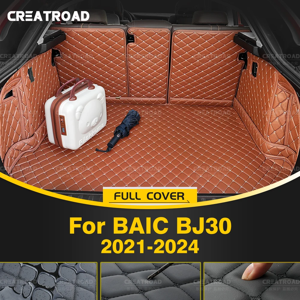 

CREATROAD для BAIC BJ30 2021-2024 2023 2022, коврик для багажника с полным покрытием, автомобильный защитный коврик, вкладыш для багажника, аксессуары для интерьера