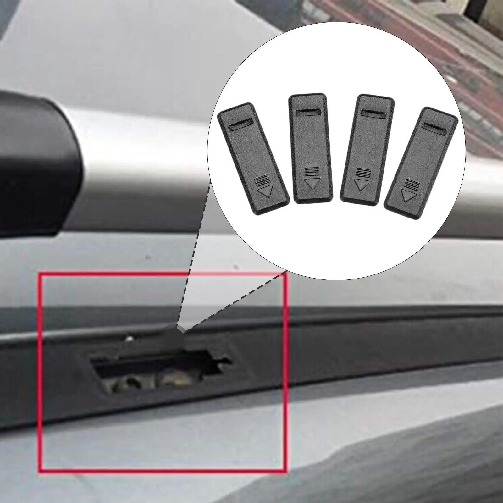 

4 шт. накладок-клипс для отделки крыши 87255-1Z000, премиум-качество, практичные, простые в установке, прямая замена для Hyundai i30