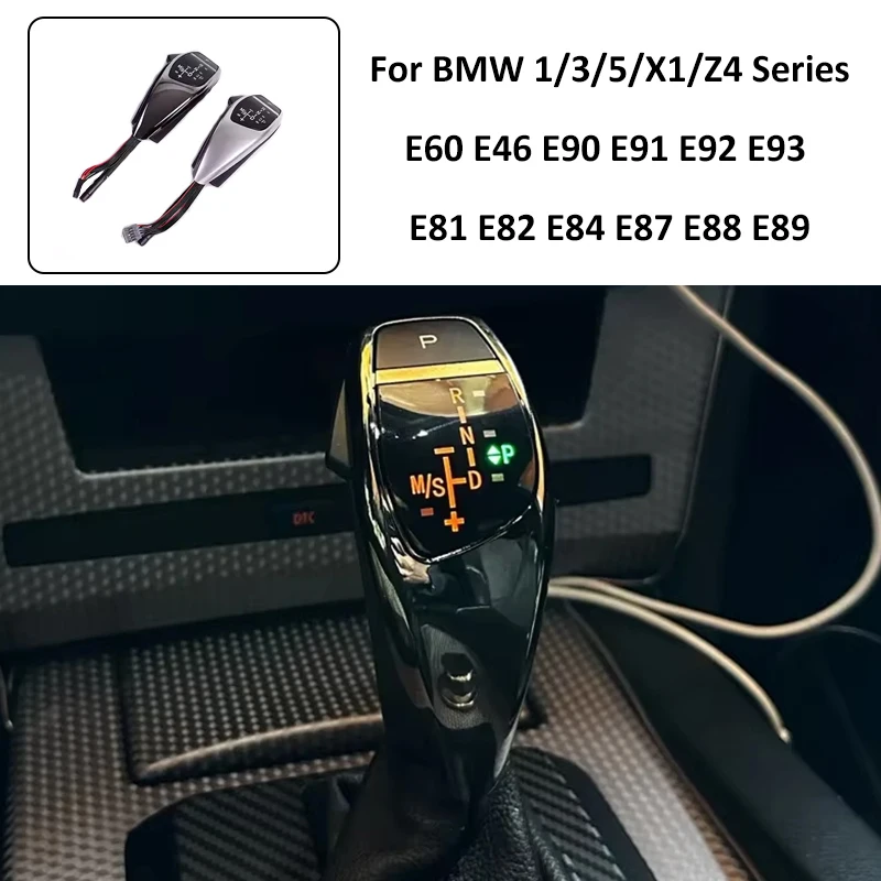 

Светодиодная ручка переключения передач для BMW 1/3/5/X1/X3/X5/Z4 серий E46 E90 E60 E84 E87 E91 E92, подсветка рычага КПП