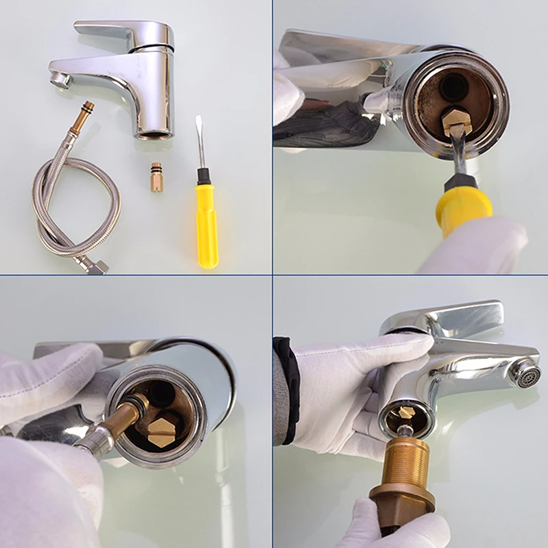 1/5pcs Faucet Inlet Plug M10 Hot Cold Water Faucet Inlet Plug Kitchen Fixture Flexible Pipe End Cap