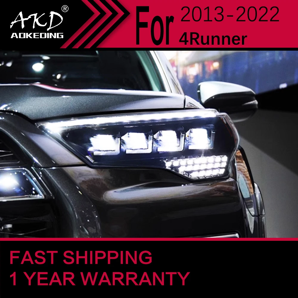 

Car Lights for Toyota 4Runner LED Headlight 2013-2020 4Runner Head Lamp Drl Projector Lens Automotive Accessories