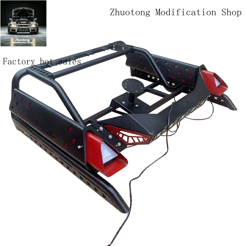 

Performance Upgrade High Quality Black Steel 4X4 Pickup Goalpost Gantry Roll Cage Fit Jmc Grand Avenue Exterior Accsori