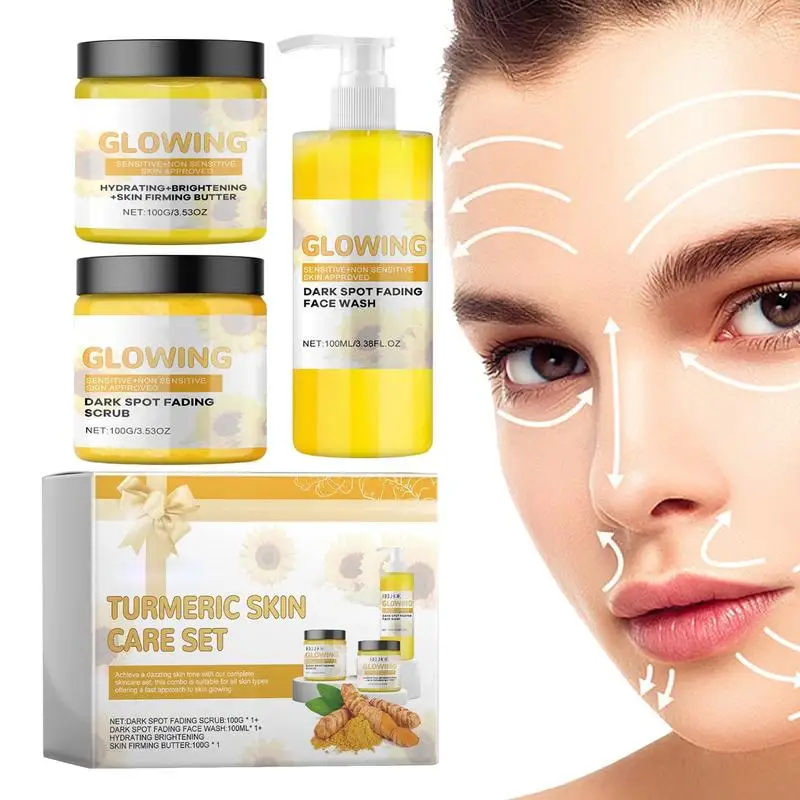 

Turmeric Cream Birghten Facial Anti-Wrinkle Reduce Fine Lines Acne Drak Spot Remover Turmeric Glow Scrub Turmeric Glow Butter