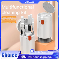 20 In 1 Cleaner Kit Computer Keyboard Brush Earphones Cleaning Pen Screen Cleaning Spray Bottle Set Cleaning Tools Keycap Puller