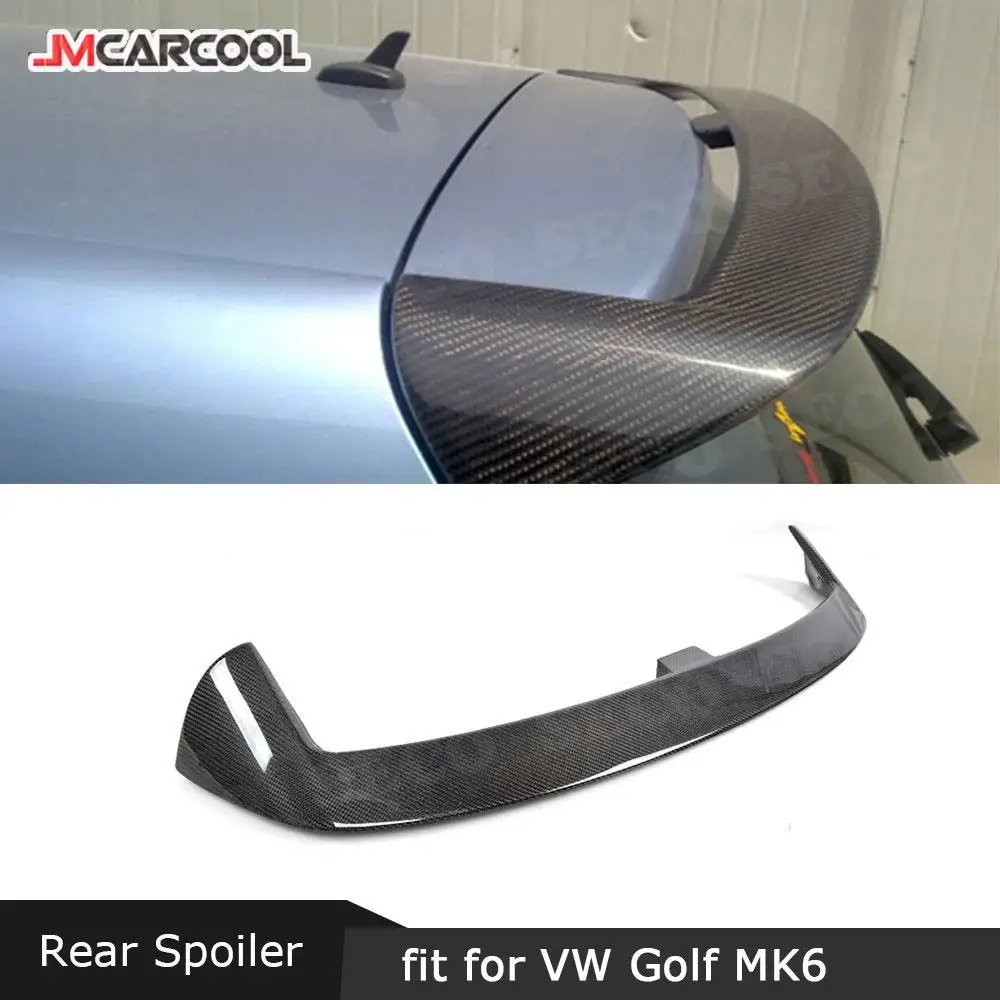 

Carbon Fiber Rear Roof Spoiler For VW Golf 6 VI MK6 Standard 2010-2013 VX Style FRP Top Lip Wings External Decoration