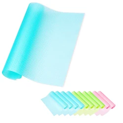 5pcs Refrigerator Mat Cabinet Anti-mildew Moisture Washable Insulation Pad Can Be Cut Multifunction Antibacterial Fresh Mat