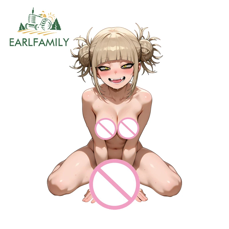 

EARLFAMILY Toga Himiko Futa Big Car Sticker Scratch-Proof Anime Windows Decal Personality Laptop Motorcycle Trunk Vinyl Decor