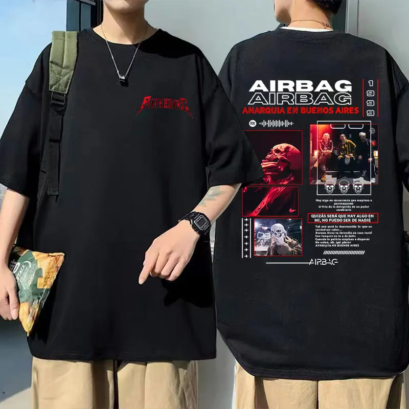 

Airbag Anarquia En Buenos Aires T Shirts Men Women Clothing Hip Hop Vintage Oversized Short Sleeve T-shirts Male Rock Streetwear