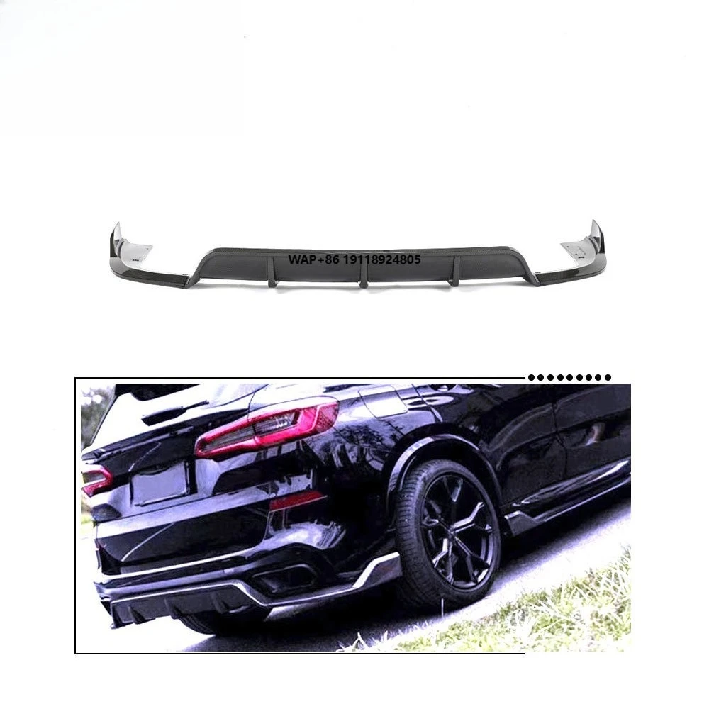 

Carbon Fiber Rear Bumper Diffuser for B-MW X5 G05 M-Tech Utility 4-Door 2019