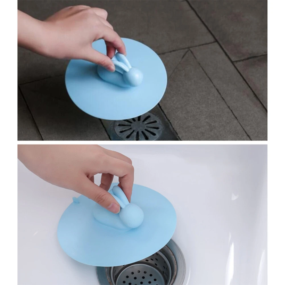 

4pcs Silicone Drain Tub Shower Stopper Bathroom Sink Plugs Premium Easy Durable Drain Stopper Kitchen Basin Laundries