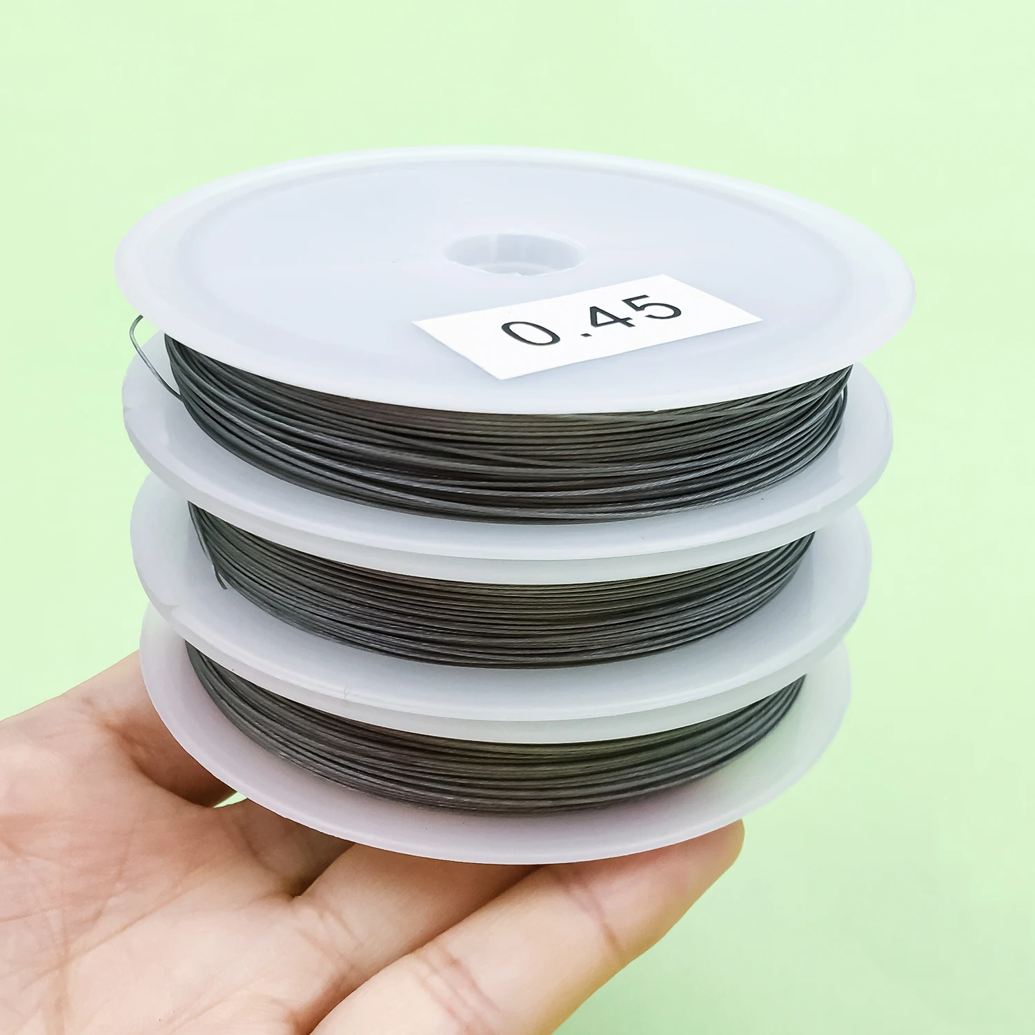 5 Roll 0.3-0.8mm Flexible Steel Beading Wire For DIY Jewelry Making Bracelet Necklace Craft Wire Supplies 8-25m - view 4